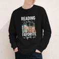 Reading Is My Favorite Sport Bookworm Youth Long Sleeve Tee