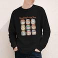 Reading Is My Jam Cute Jelly Jars Book Genres Youth Long Sleeve Tee