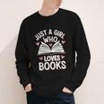 Reading Just A Girl Who Loves Books Youth Long Sleeve Tee