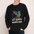 Reading Lover Easily Distracted By Dragons And Books Dragon Youth Long Sleeve Tee Reading Lover Easily Distracted By Dragons And Books Dragon Youth Long Sleeve Tee