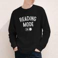 Reading Mode On Book Lover Librarian Teacher Youth Long Sleeve Tee