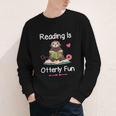 Reading Is Otterly Fun Sea Otter Book Loving Librarian Youth Long Sleeve Tee Reading Is Otterly Fun Sea Otter Book Loving Librarian Youth Long Sleeve Tee