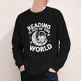 Reading Is Out Of This World Space Books Lover Youth Long Sleeve Tee