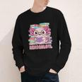 Readsalotl Axolotl Reading Book Bookworm Youth Long Sleeve Tee