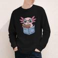 Readsalotl Axolotl Reading Book Lover Reading Pocket Axolotl Youth Long Sleeve Tee Readsalotl Axolotl Reading Book Lover Reading Pocket Axolotl Youth Long Sleeve Tee