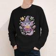 ReadsALOTL Cute Axolotl Book Lover Youth Long Sleeve Tee