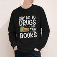 Red Ribbon Week Say No To Drugs Say Yes To Books Drug Free Youth Long Sleeve Tee Red Ribbon Week Say No To Drugs Say Yes To Books Drug Free Youth Long Sleeve Tee