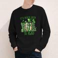 Retro Book Lucky Reading Teacher St Patrick's Day -Adults Small Cotton Blend Polyester Blend Short Sleeve Youth Long Sleeve Tee