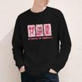 Retro Coquette Bow All Booked For Valentines Book Lover Cute Youth Long Sleeve Tee