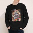 Retro Floral Red & Booked Library Reading 4th Of July Youth Long Sleeve Tee Retro Floral Red & Booked Library Reading 4th Of July Youth Long Sleeve Tee
