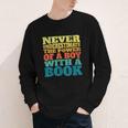 Retro Never Underestimate The Power Of a Boy With a Book Youth Long Sleeve Tee