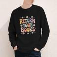 Return Your Books School Librarian Youth Long Sleeve Tee