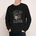 Romance Book Shirt Emotionally Attached Fictional Characters Youth Long Sleeve Tee