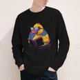 Rubber Duck Rubber Duckie Reading Book Rubber Duckling Youth Long Sleeve Tee Rubber Duck Rubber Duckie Reading Book Rubber Duckling Youth Long Sleeve Tee
