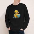 Rubber Duck Reading Book Reader Books Rubber Duckie Youth Long Sleeve Tee Rubber Duck Reading Book Reader Books Rubber Duckie Youth Long Sleeve Tee