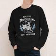 Run Like Mr Collins Just Proposed Books And Running Youth Long Sleeve Tee Run Like Mr Collins Just Proposed Books And Running Youth Long Sleeve Tee