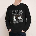 Run Like Mr Collins Just Proposed Vintage Book Quote Youth Long Sleeve Tee Run Like Mr Collins Just Proposed Vintage Book Quote Youth Long Sleeve Tee