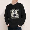 Salem Witch Book Club Vintage Halloween Cat Book Lover Youth Long Sleeve Tee