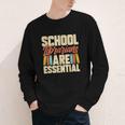 School Librarians Are Essential Library Book Lover Librarian Youth Long Sleeve Tee