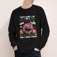 School Secretary Read Books And Know Things Flowers Flamingo Youth Long Sleeve Tee