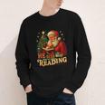 He Sees What You’Ve Been Reading Santa Book Lover Christmas Youth Long Sleeve Tee He Sees What You’Ve Been Reading Santa Book Lover Christmas Youth Long Sleeve Tee