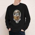 Shih Tzu Book How To Train Your Human Funny Dog Motif Youth Long Sleeve Tee