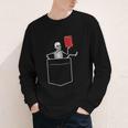 Skeleton Books Read Book Reading Librarian Across America Youth Long Sleeve Tee