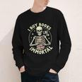 Skeleton I Buy Books Like I'm Immortal Halloween Youth Long Sleeve Tee Skeleton I Buy Books Like I'm Immortal Halloween Youth Long Sleeve Tee