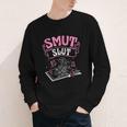 SMUT Slut Provocative Literature Book Club Book Reading Youth Long Sleeve Tee