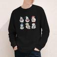 Snowman Reading Book Santa Christmas Bookish Teacher Youth Long Sleeve Tee Snowman Reading Book Santa Christmas Bookish Teacher Youth Long Sleeve Tee