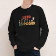 Spanish Reading Book Lover Teacher Maestra Leer Es Poder For Men Women Youth Long Sleeve Tee