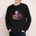 Spooky Grim Reaper Reading A Book Cute Creepy Halloween Youth Long Sleeve Tee Spooky Grim Reaper Reading A Book Cute Creepy Halloween Youth Long Sleeve Tee