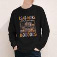 Spooky Halloween Bookshelf Bookcase Read More Books Youth Long Sleeve Tee Spooky Halloween Bookshelf Bookcase Read More Books Youth Long Sleeve Tee
