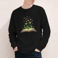 St Patricks Day Book Lover Librarian Core Shamrock Author Youth Long Sleeve Tee