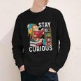 Stay Curious Monkey Reading Book Lover Bookworm Youth Long Sleeve Tee Stay Curious Monkey Reading Book Lover Bookworm Youth Long Sleeve Tee