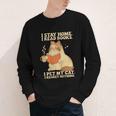 I Stay Home I Read Books I Pet My Cat I Regret Nothing Women Youth Long Sleeve Tee I Stay Home I Read Books I Pet My Cat I Regret Nothing Women Youth Long Sleeve Tee
