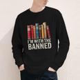 Support Banned Books Freedom I'm With The Banned Youth Long Sleeve Tee