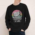 I Survived AP Lang Retro Book Graphic Youth Long Sleeve Tee
