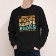I Survived Reading Banned Books Read Librarian Men Women Youth Long Sleeve Tee