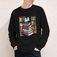 Teacher Librarian Kawaii Penguin Book Lover Penguin Youth Long Sleeve Tee Teacher Librarian Kawaii Penguin Book Lover Penguin Youth Long Sleeve Tee
