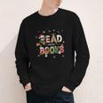 Teacher Read More Books Christmas Reading Bookworm Librarian Youth Long Sleeve Tee Teacher Read More Books Christmas Reading Bookworm Librarian Youth Long Sleeve Tee