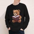 Teddy Bear Reading a Book Youth Long Sleeve Tee Teddy Bear Reading a Book Youth Long Sleeve Tee