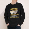 That’s What I Do Read Books I Drink Tea And I Forget Things Youth Long Sleeve Tee