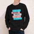 Threadless Grey Sky Chai Trans Book Pride Graphic Youth Long Sleeve Tee