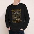 Tired Mom Club Bookish Things Booktrovert Book Lover Youth Long Sleeve Tee