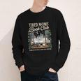 Tired Moms Book Club Coffee Chaos Chapters Book Lover Youth Long Sleeve Tee