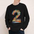 Toddler 2nd Birthday Books Themed 2 Year Old Boys Kids Girls Youth Long Sleeve Tee