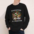 History Book Education Freedom Teacher Women Men Kids Youth Long Sleeve Tee