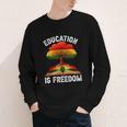 History Education Is Freedom Books Black History Youth Long Sleeve Tee History Education Is Freedom Books Black History Youth Long Sleeve Tee