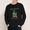 History Month Education Is Freedom Books Black Teacher Youth Long Sleeve Tee History Month Education Is Freedom Books Black Teacher Youth Long Sleeve Tee